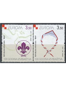 CROAZIA 2007 Europa 2v MNH**