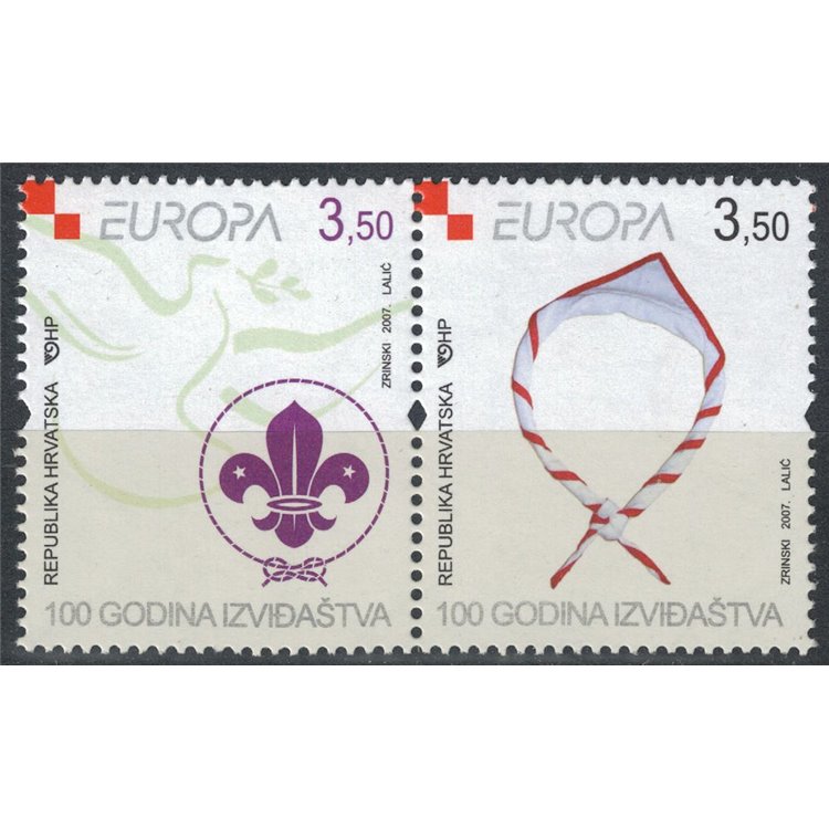 CROAZIA 2007 Europa 2v MNH**