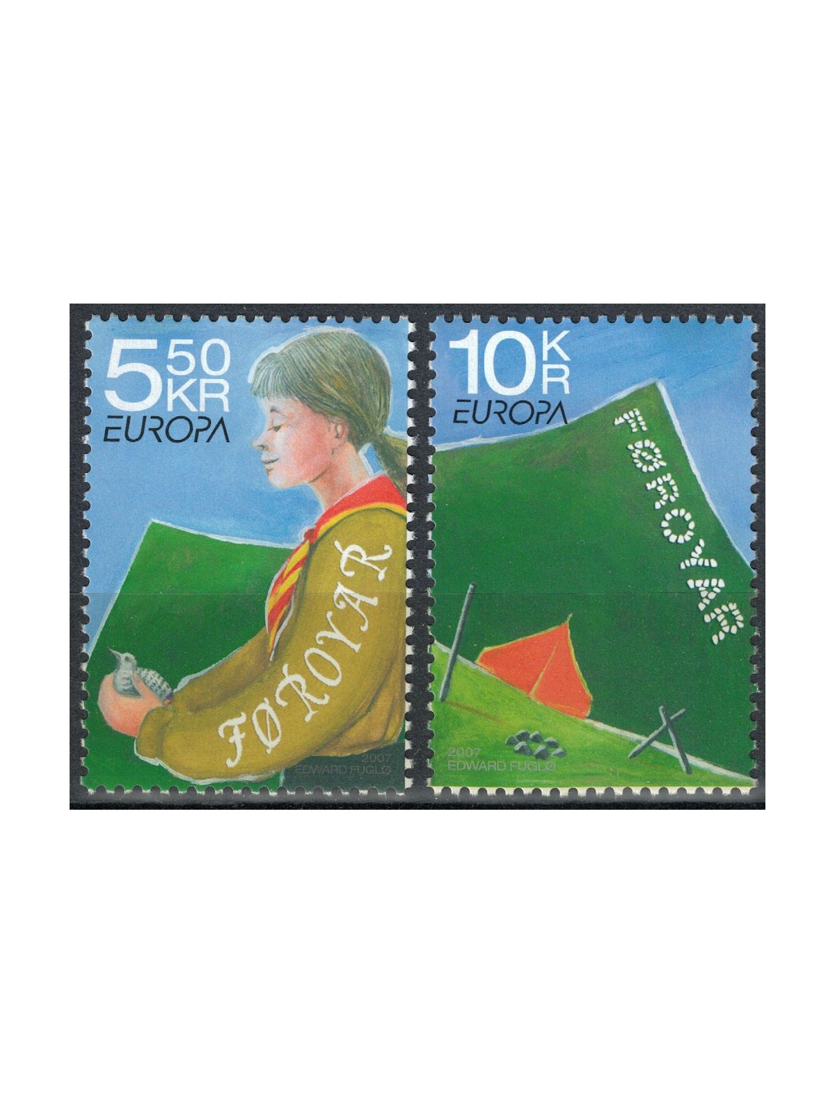 FAEROER 2007 Europa 2v MNH**