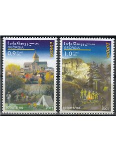 GEORGIA 2007 Europe 2v MNH**