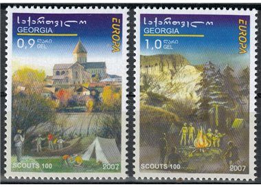 GEORGIA 2007 Europe 2v MNH**