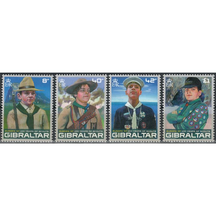GIBILTERRA 2007 Europa 4v MNH**