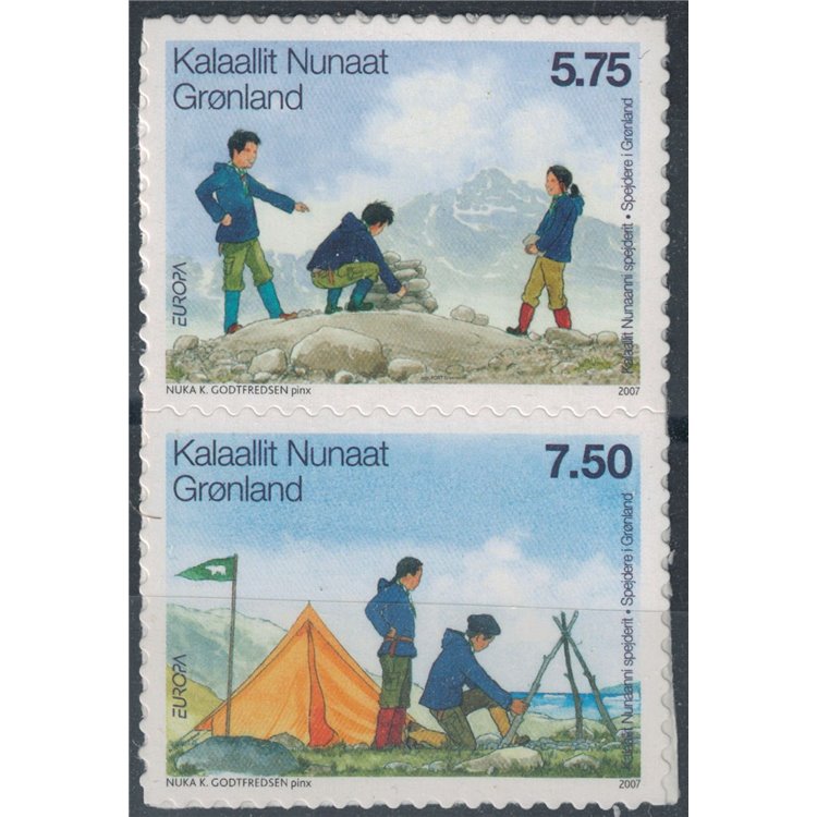 GROENLANDIA 2007 Europa (da libretto) 2v MNH**