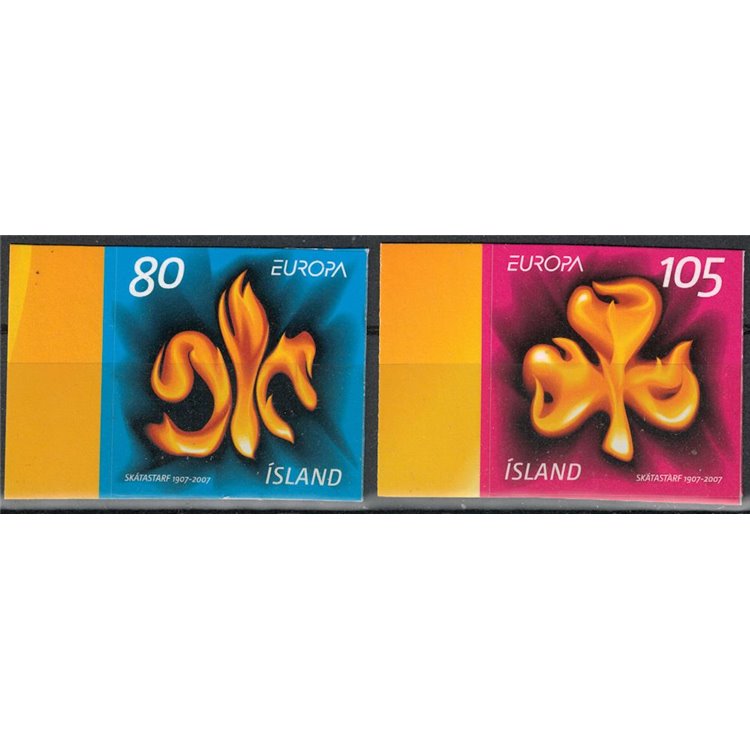ICELAND 2007 Europe (from booklet) 2v MNH**