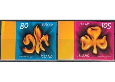 ISLANDA 2007 Europa (da LB) 2v MNH**