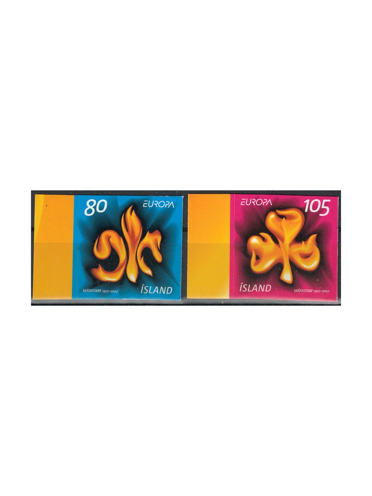 ISLANDA 2007 Europa (da LB) 2v MNH**
