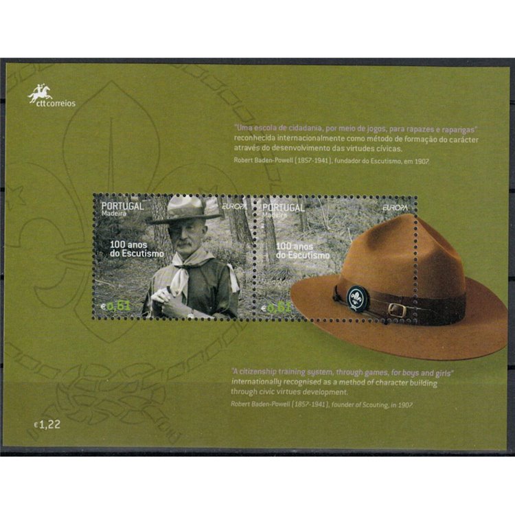 MADERA 2007 Europa BF MNH**