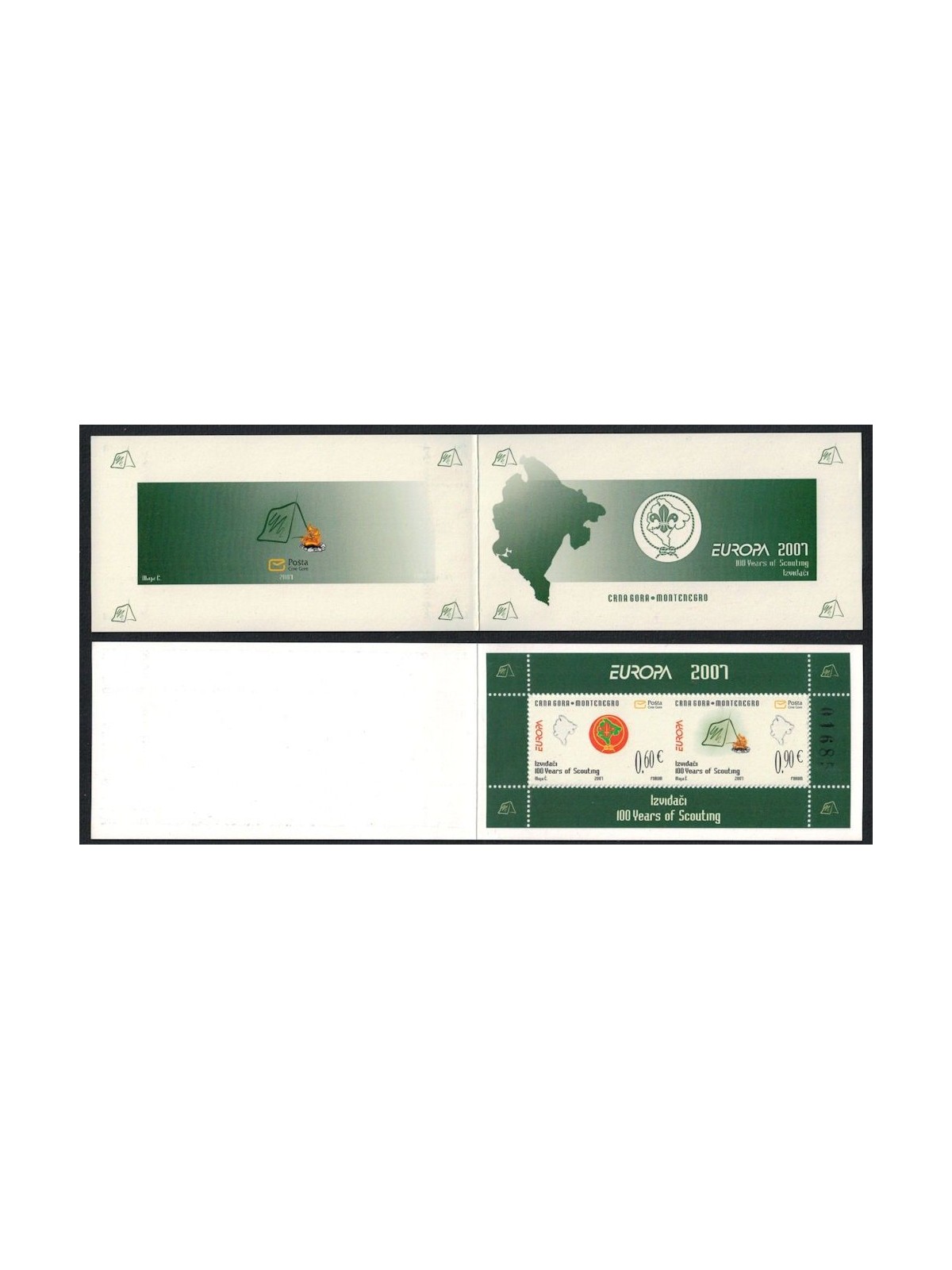 MONTENEGRO 2007 Europa LB MNH**