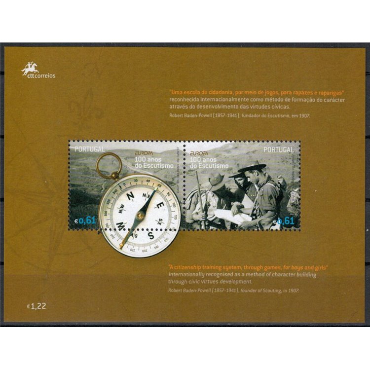 PORTOGALLO 2007 Europa BF MNH**