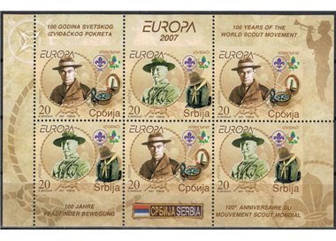 SERBIA 2007 Europa BF MNH**