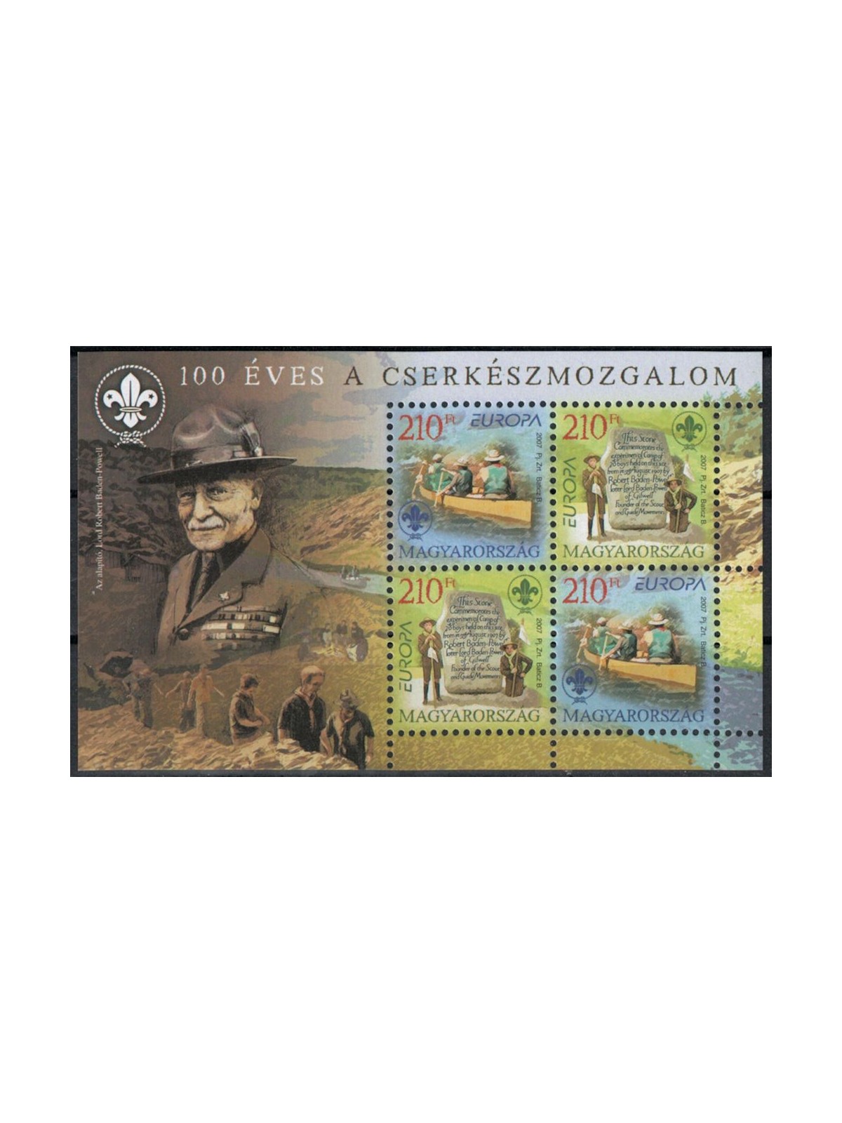 HUNGARY 2007 Europe s/s MNH**