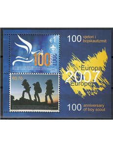 KOSOVO (UNMIK) 2007 Europe s/s MNH**