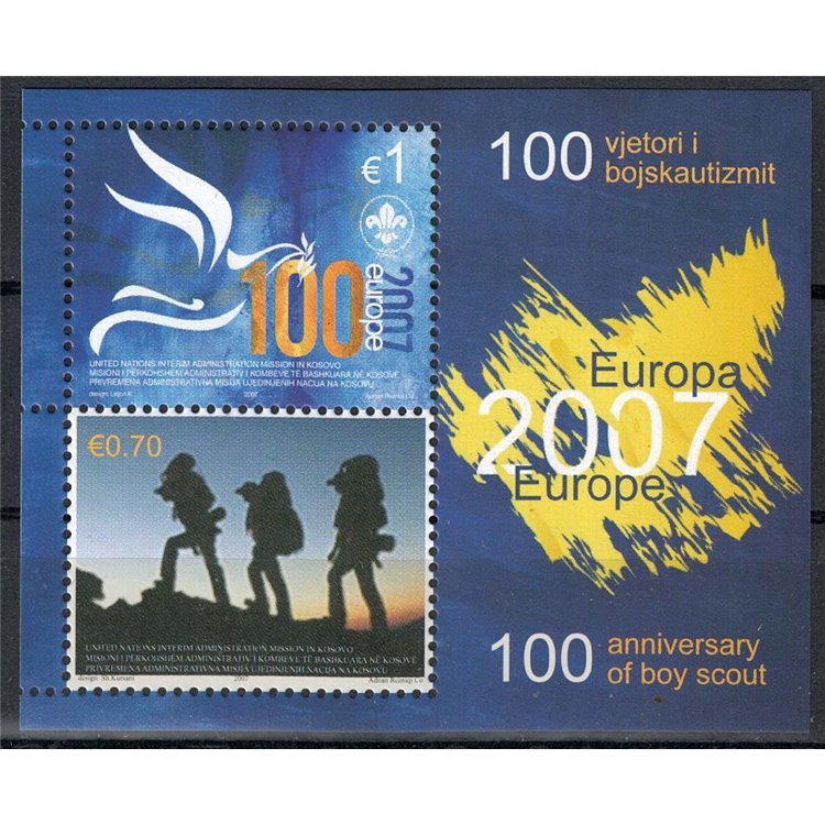 KOSOVO (UNMIK) 2007 Europa BF MNH**