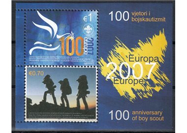 KOSOVO (UNMIK) 2007 Europe s/s MNH**
