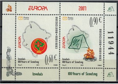 MONTENEGRO 2007 Europe s/s MNH**