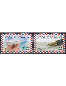 CROATIAN BOSNIA 2008 Europe 2v MNH**