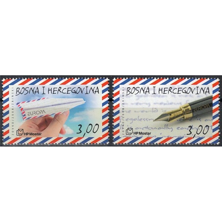 BOSNIA CROATA 2008 Europa 2v MNH**