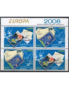 GEORGIA 2008 Europa (da LB) 4v MNH**