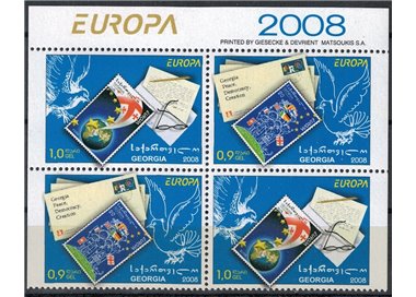 GEORGIA 2008 Europe (from booklet) 4v MNH**