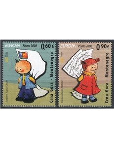 MONTENEGRO 2008 Europe 2v MNH**