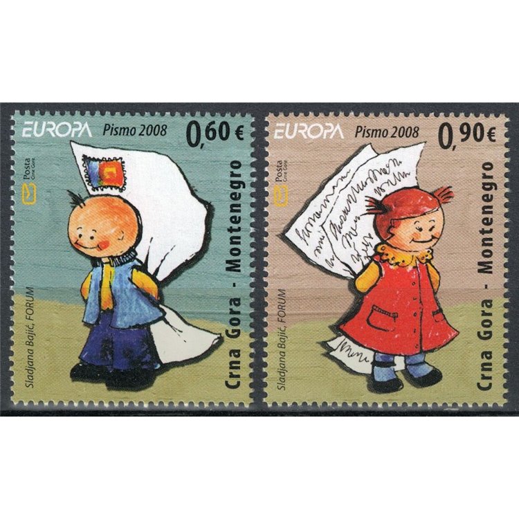 MONTENEGRO 2008 Europe 2v MNH**