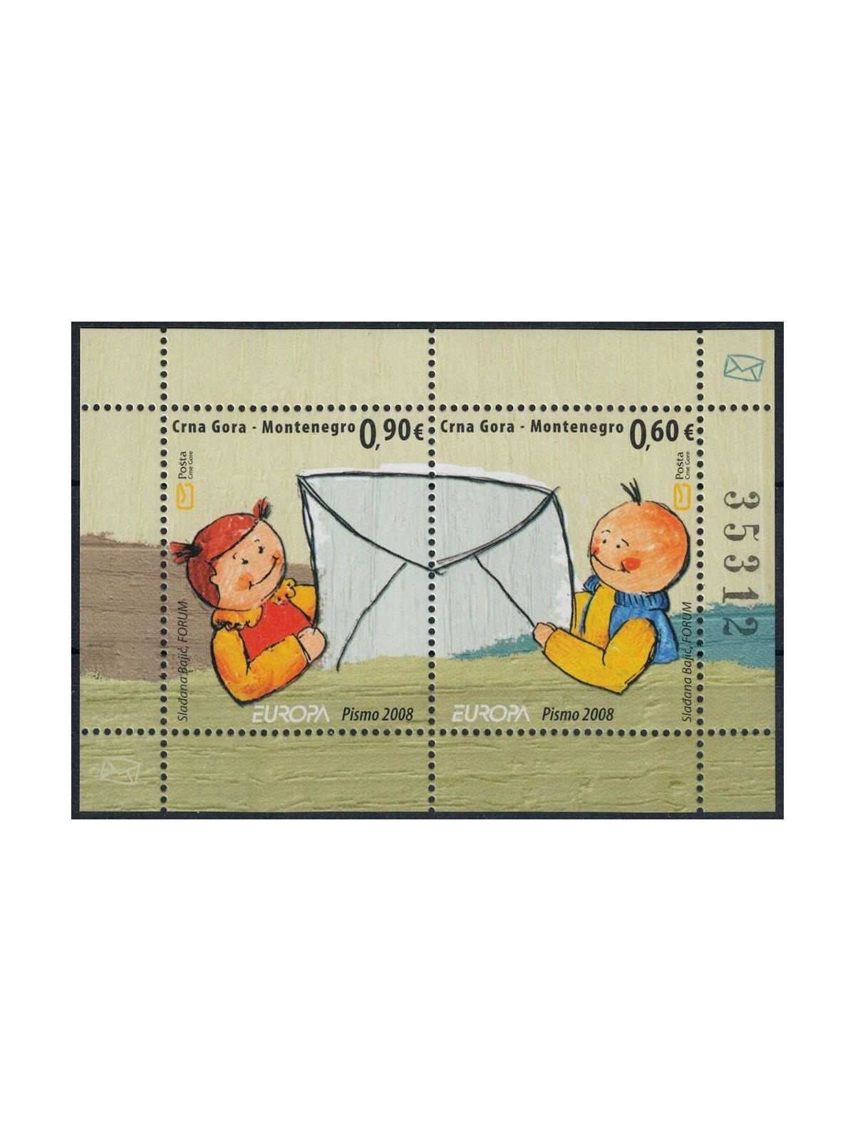 MONTENEGRO 2008 Europe s/s MNH**
