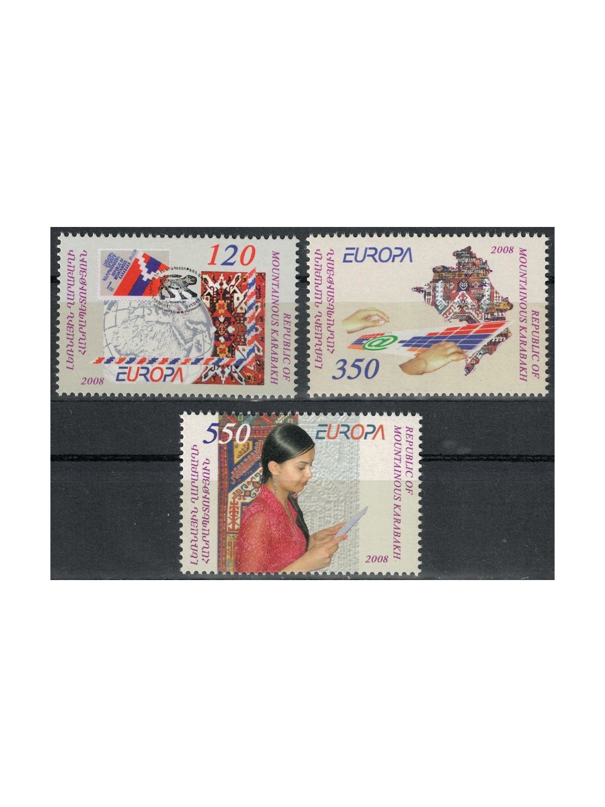 NAGORNO KARABAKH 2008 Europe 3v MNH**