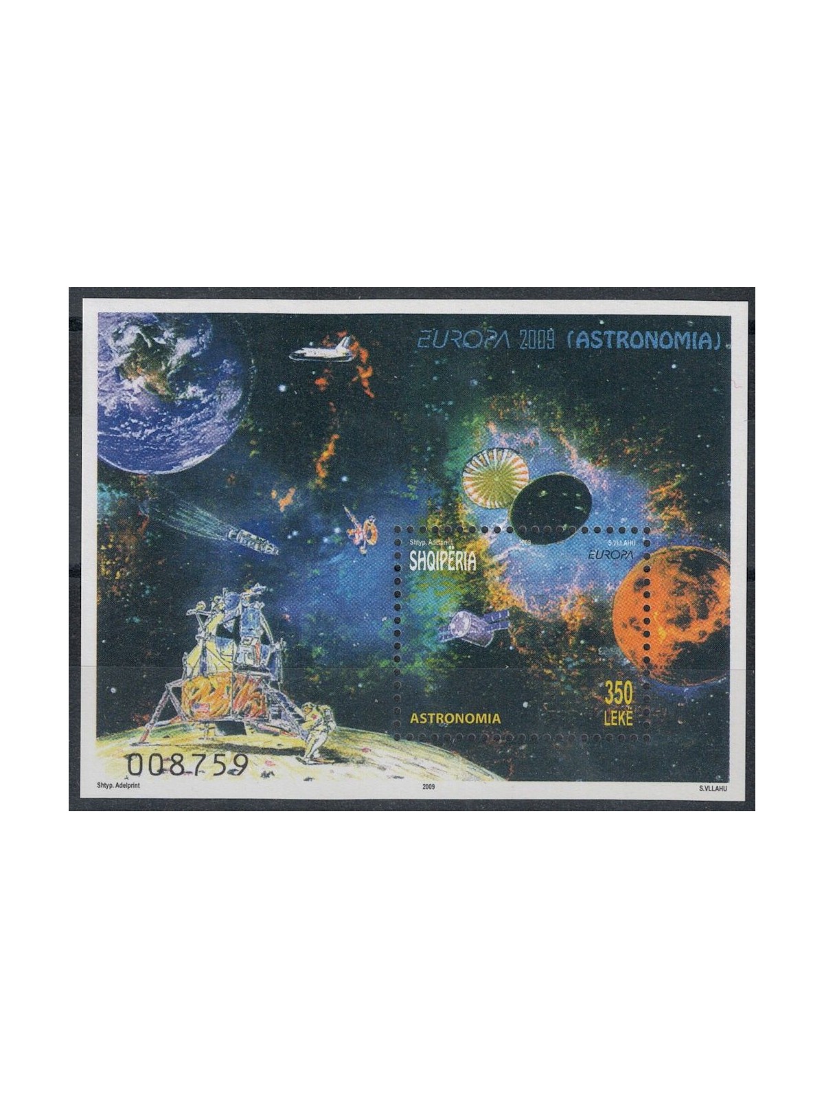 ALBANIA 2009 Europe s/s MNH**