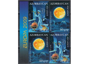 AZERBAIJAN 2009 Europe (from booklet) 4v MNH**