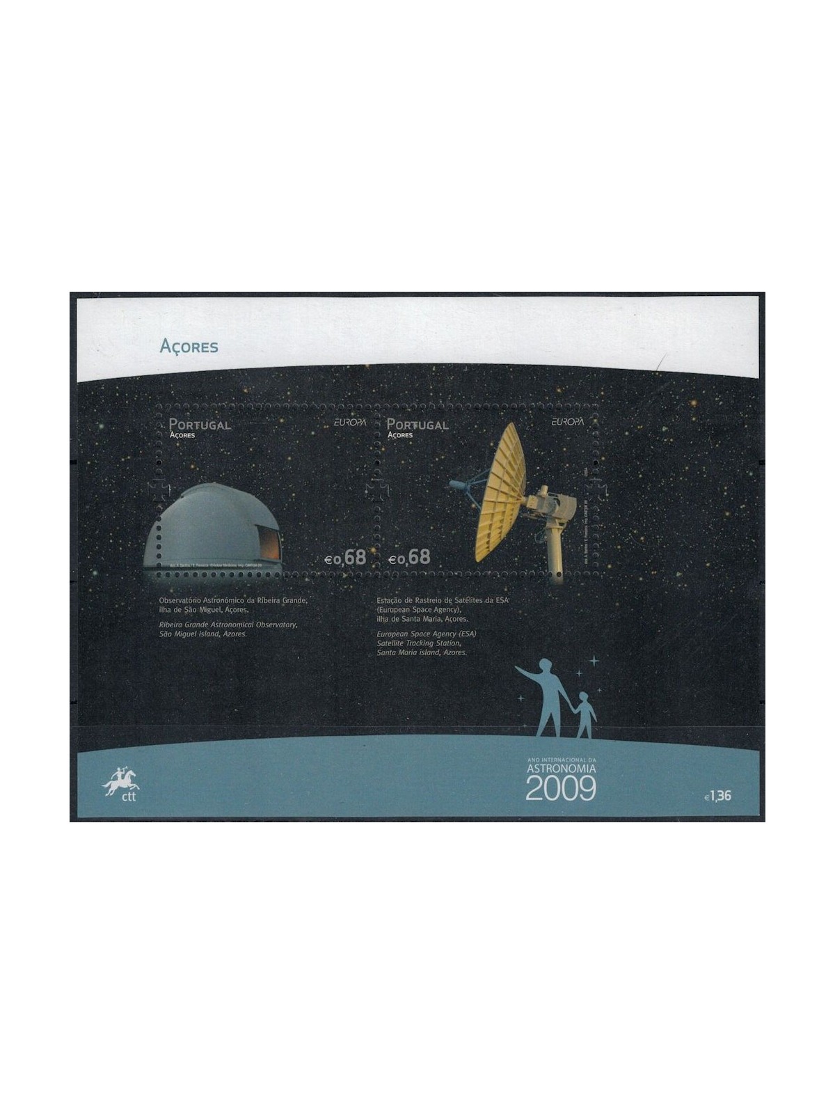 AZZORRE 2009 Europa BF MNH**