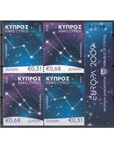 CIPRO 2009 Europa (da LB) 4v MNH**