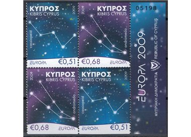 CYPRUS 2009 Europe (from booklet) 4v MNH**