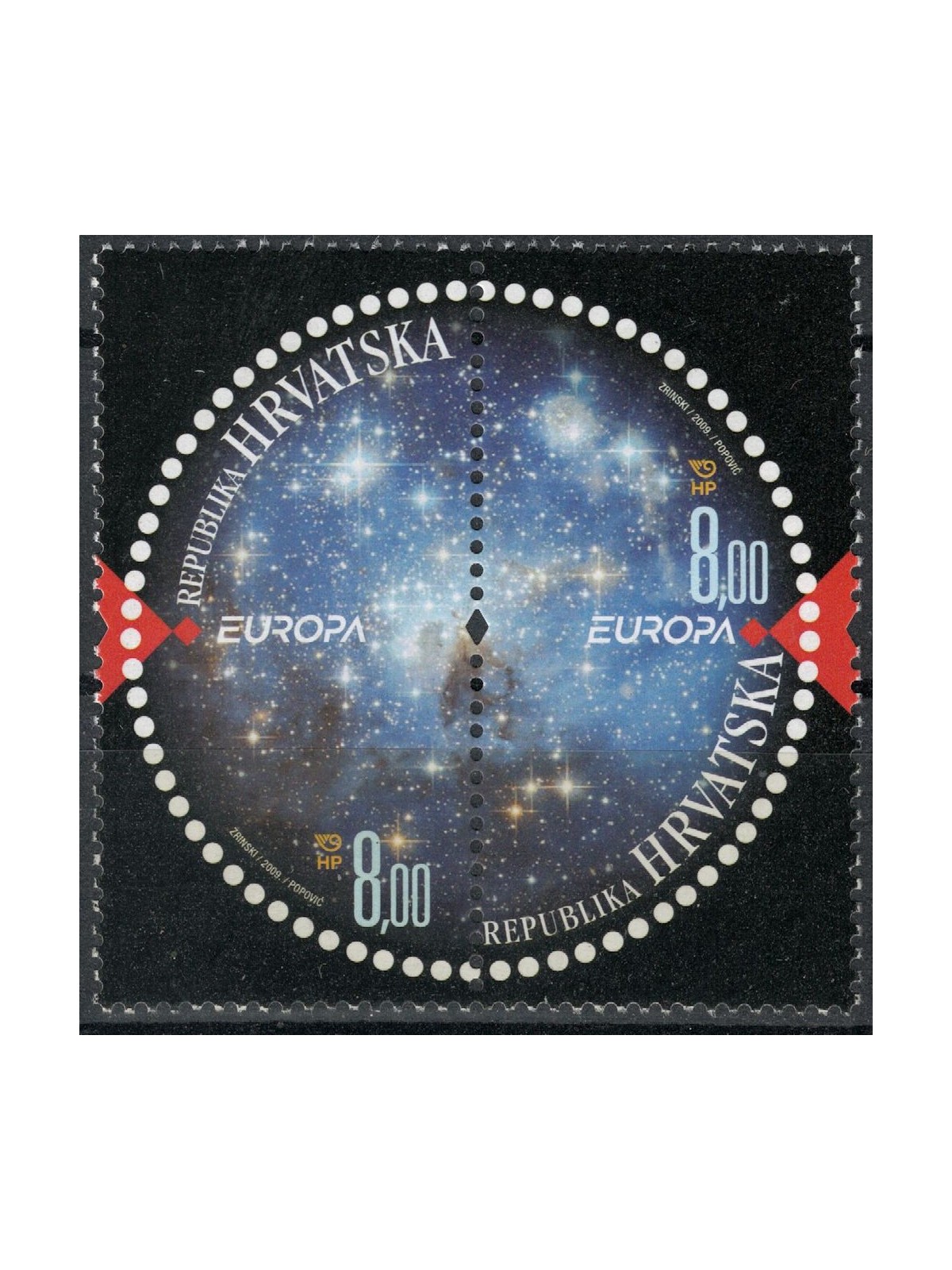 CROATIA 2009 Europe 2v MNH**