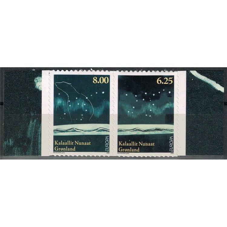 GREENLAND 2009 Europe (from booklet) 2v MNH**