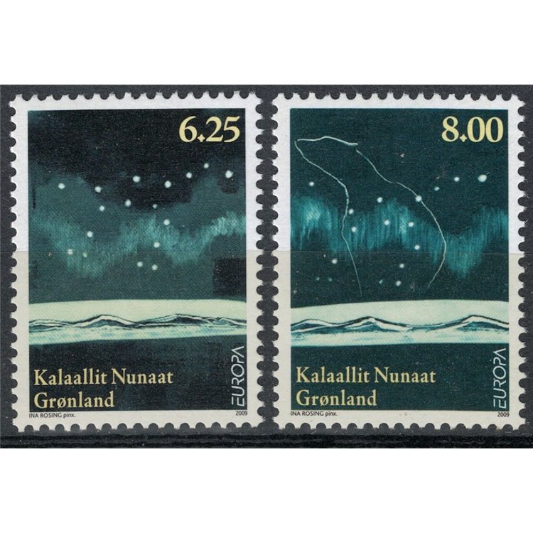 GROENLANDIA 2009 Europa 2v MNH**