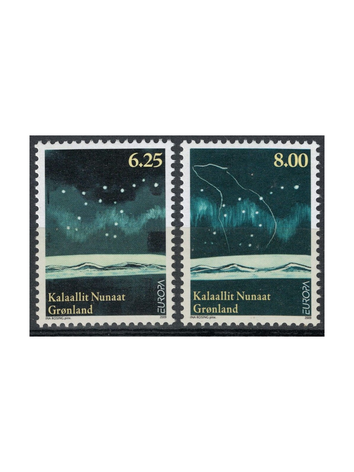 GREENLAND 2009 Europe 2v MNH**