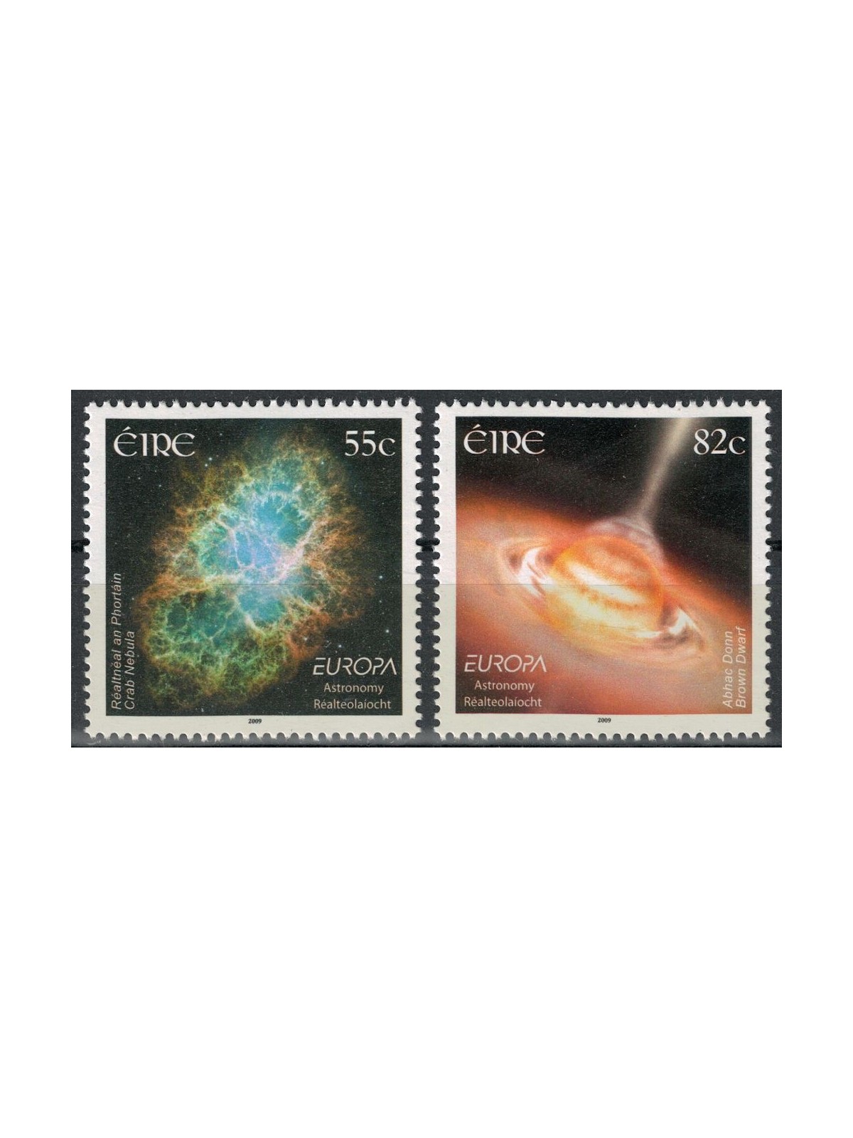 IRLANDA 2009 Europa 2v MNH**