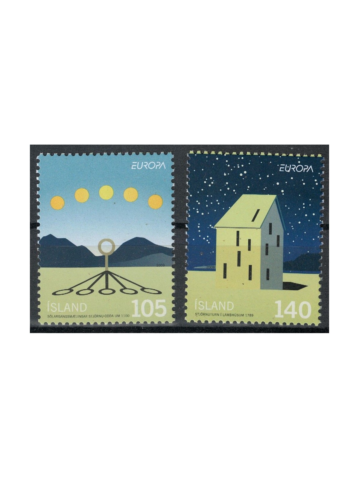 ICELAND 2009 Europe 2v MNH**