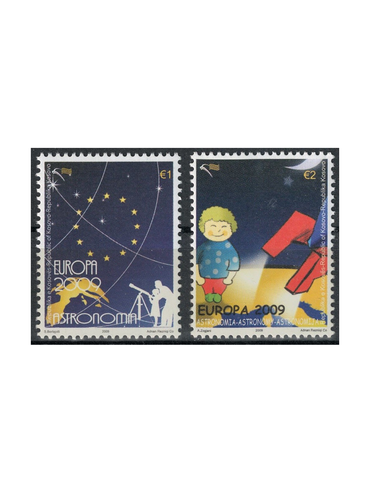 KOSOVO 2009 Europa 2v MNH**