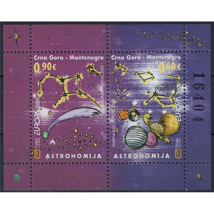 MONTENEGRO 2009 Europa BF MNH**