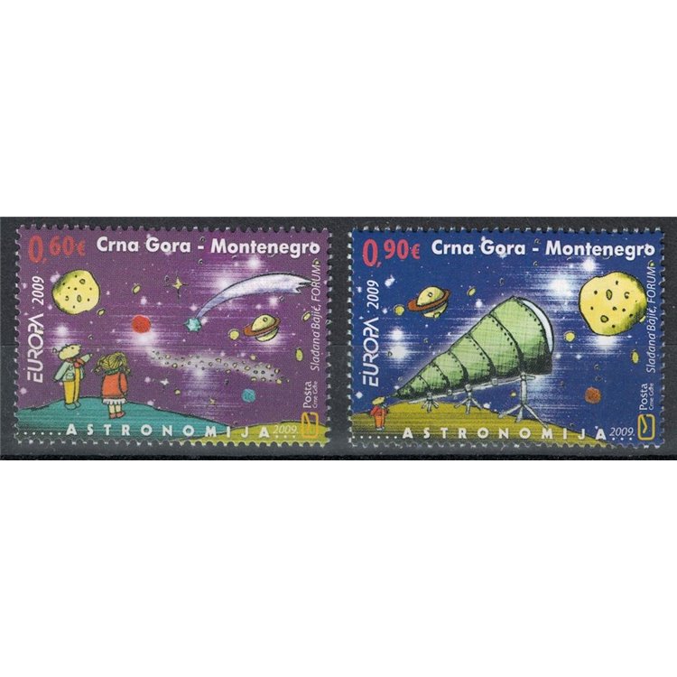 MONTENEGRO 2009 Europe 2v MNH**