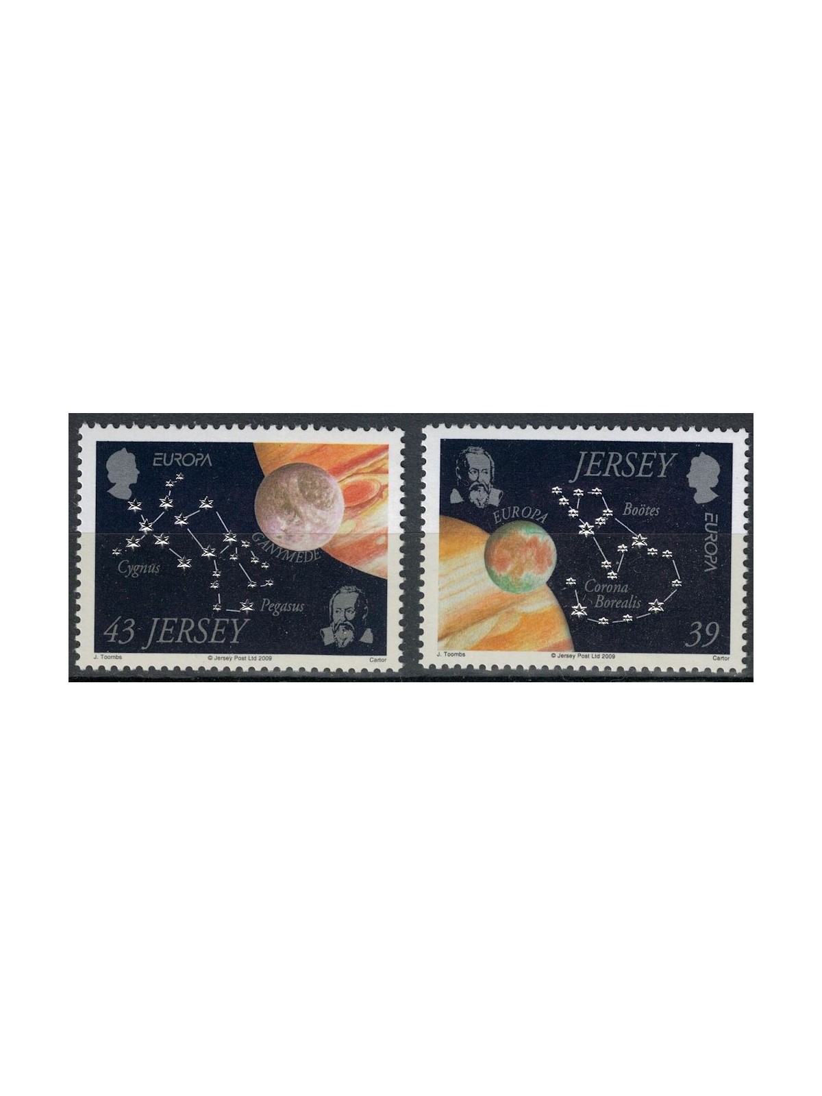 JERSEY 2009 Europe 2v MNH**
