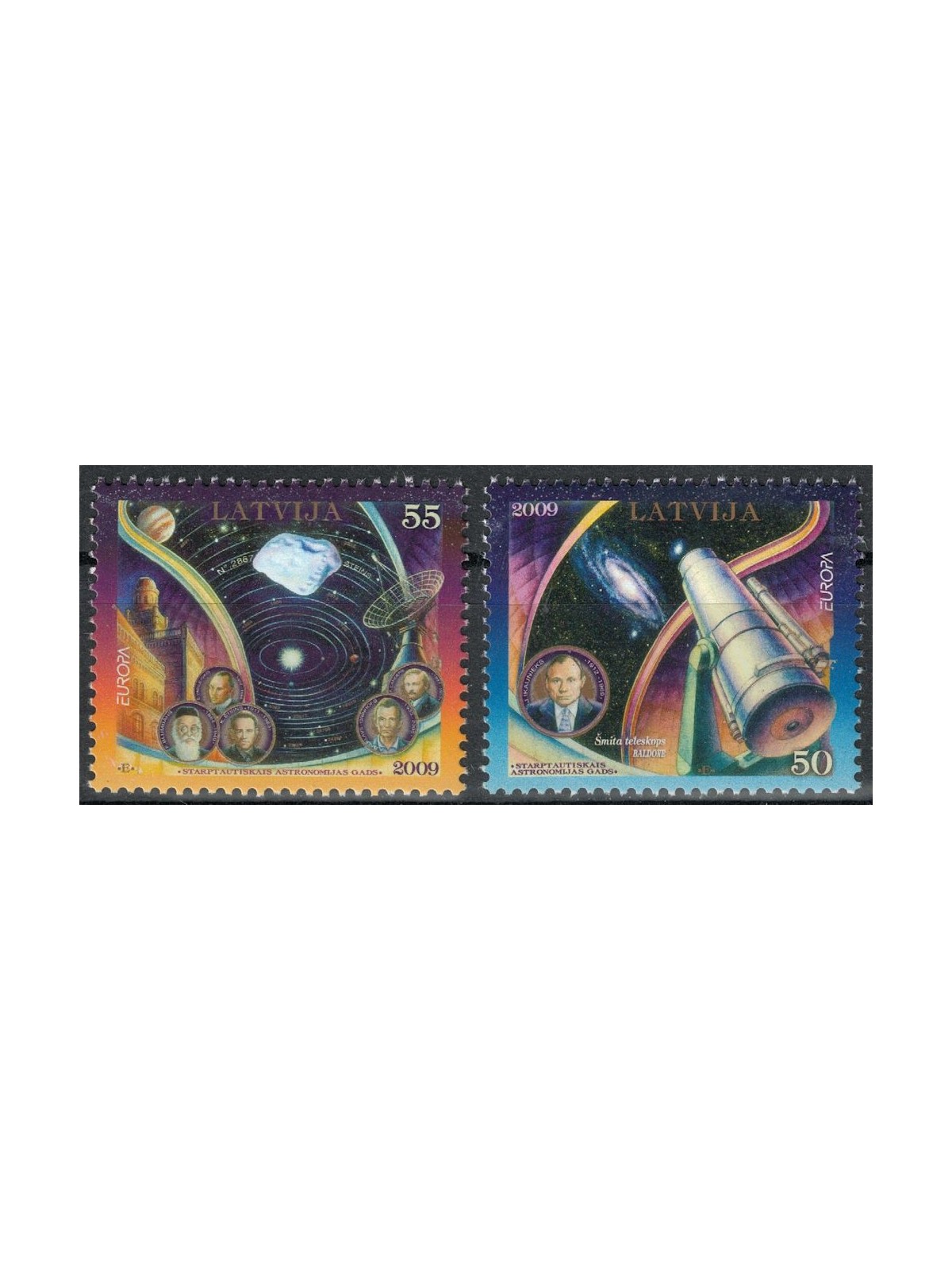 LATVIA 2009 Europe 2v MNH**