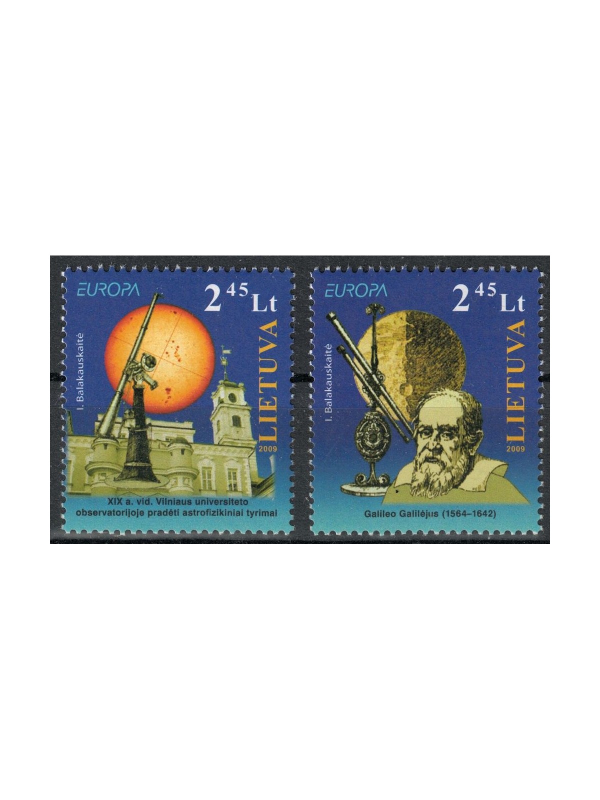 LITUANIA 2009 Europa 2v MNH**