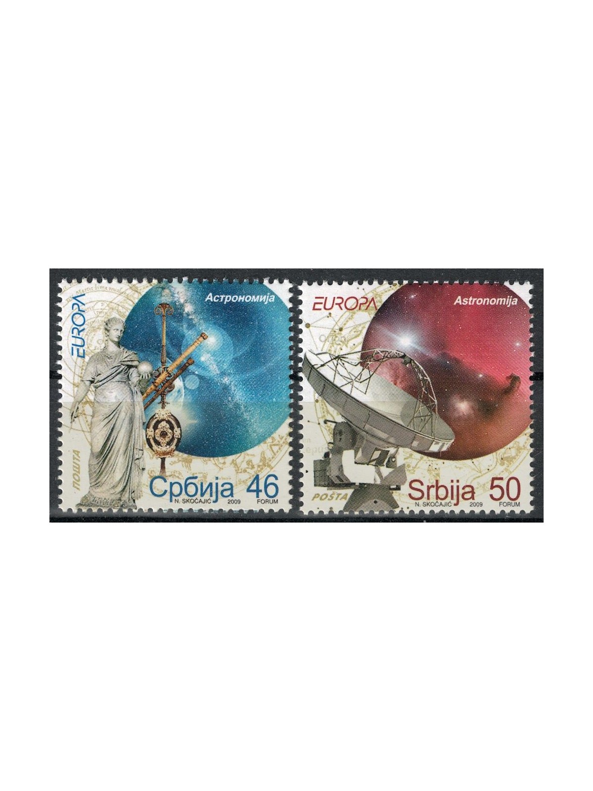 SERBIA 2009 Europa 2v MNH**