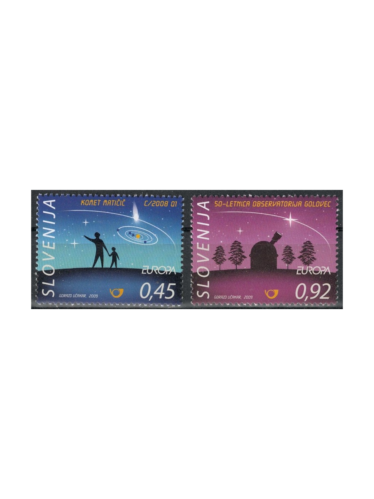 SLOVENIA 2009 Europe 2v MNH**