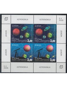 BOSNIA CROATA 2009 Europa BF MNH**