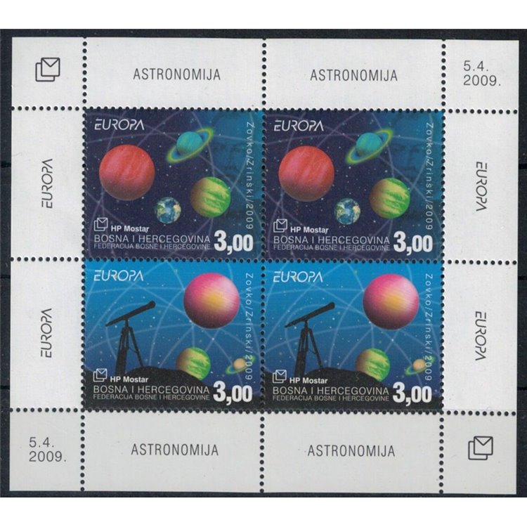 BOSNIA CROATA 2009 Europa BF MNH**