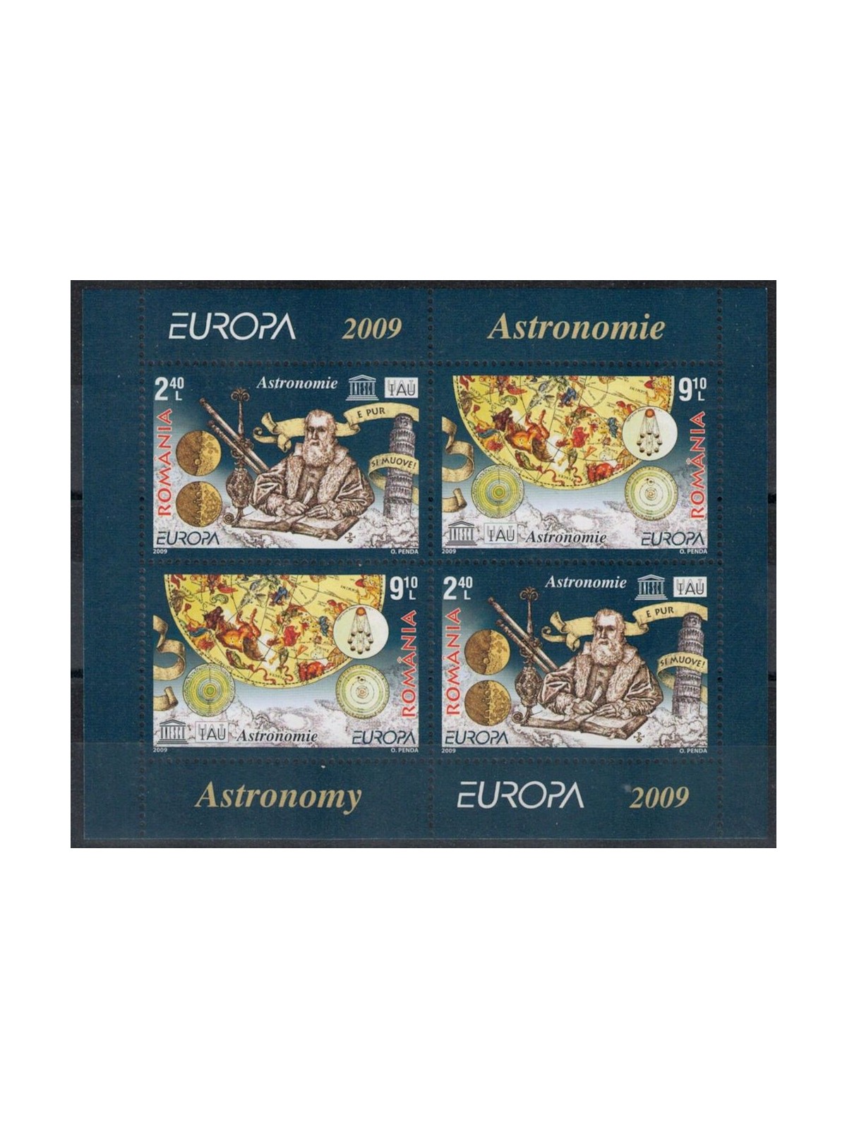 ROMANIA 2009 Europa BF MNH**