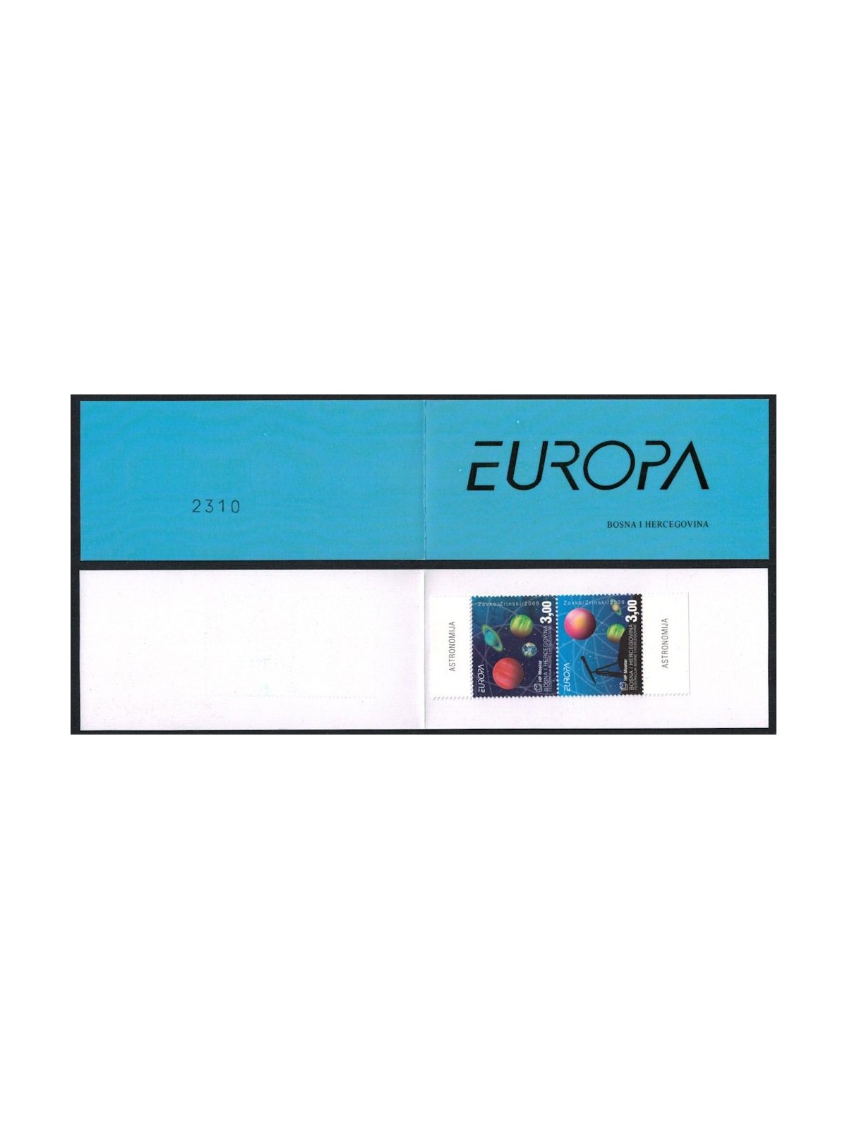 CROATIAN BOSNIA 2009 Europe booklet MNH**